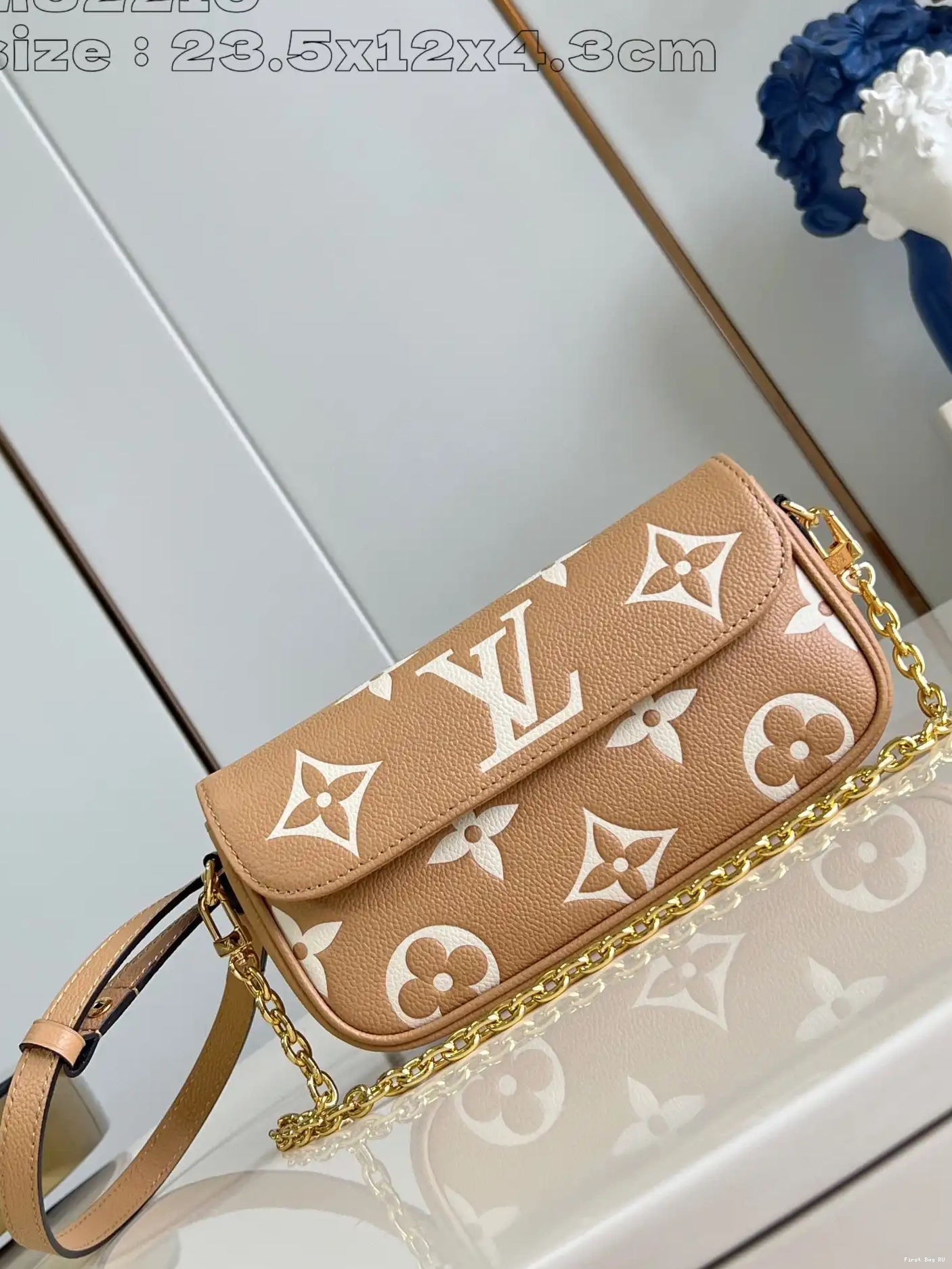 First bag ru Chain Wallet on VUITTON Ivy-23.5*12*4.3cm LOUIS 0610